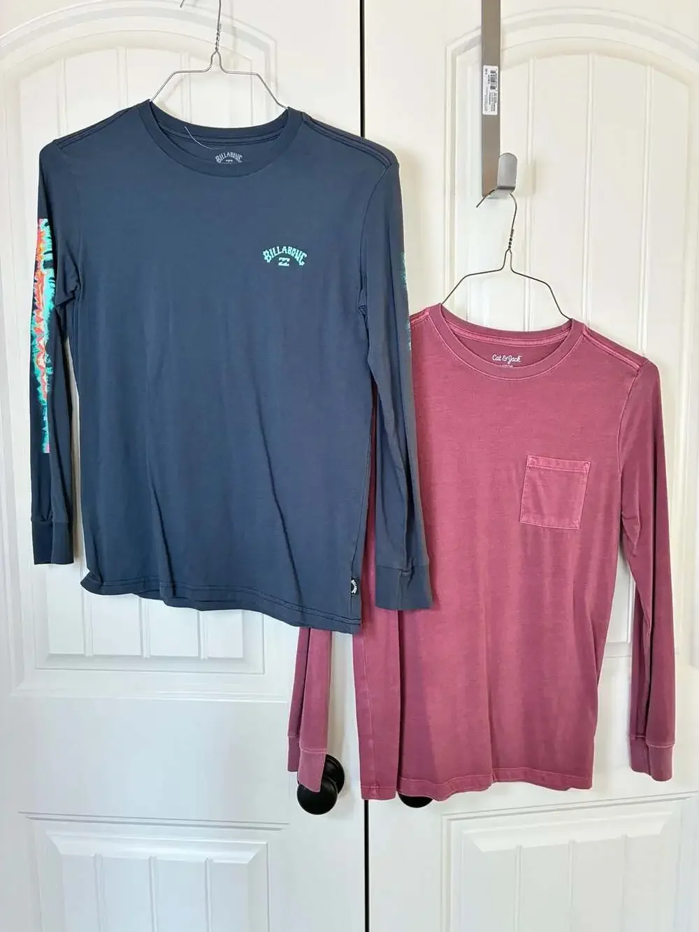 Billabong Boys Snaking Arches, and Cat & Jack Long Sleeve T-Shirt Pair, Boys lar